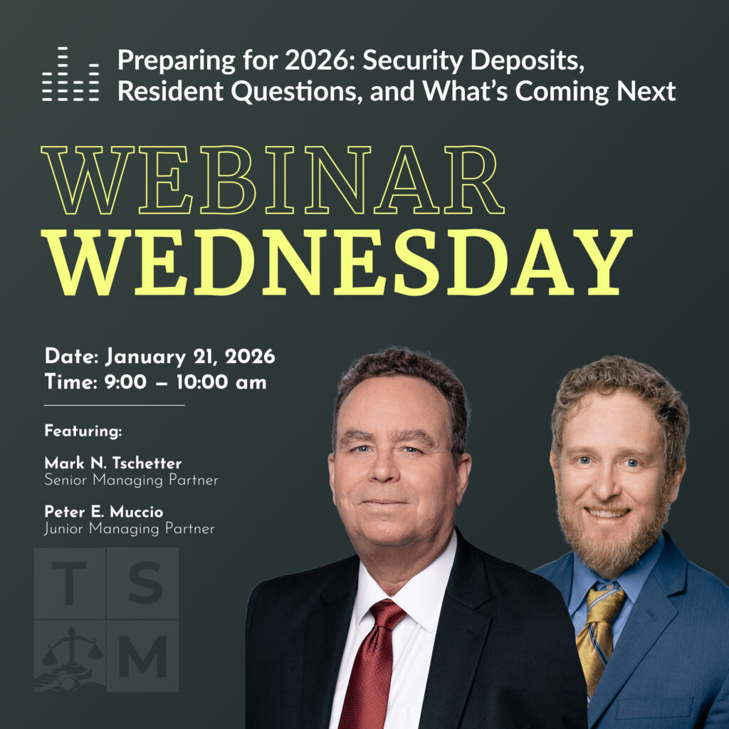 Webinar Wednesday - January 21, 2026 - Tschetter Sulzer Muccio P.C.